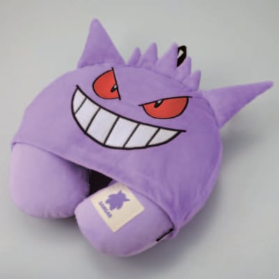 「ポケットモンスター×gowell」フード付きネックピロー ゲンガー