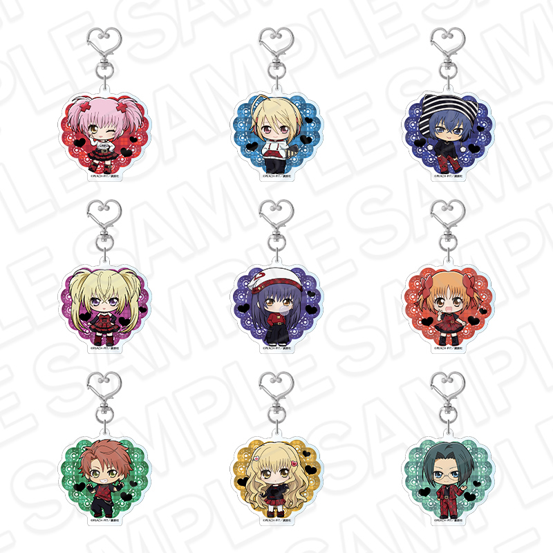 『しゅごキャラ！』POP UP SHOP ホログラムキーホルダー チェックスタイル デフォルメver.
