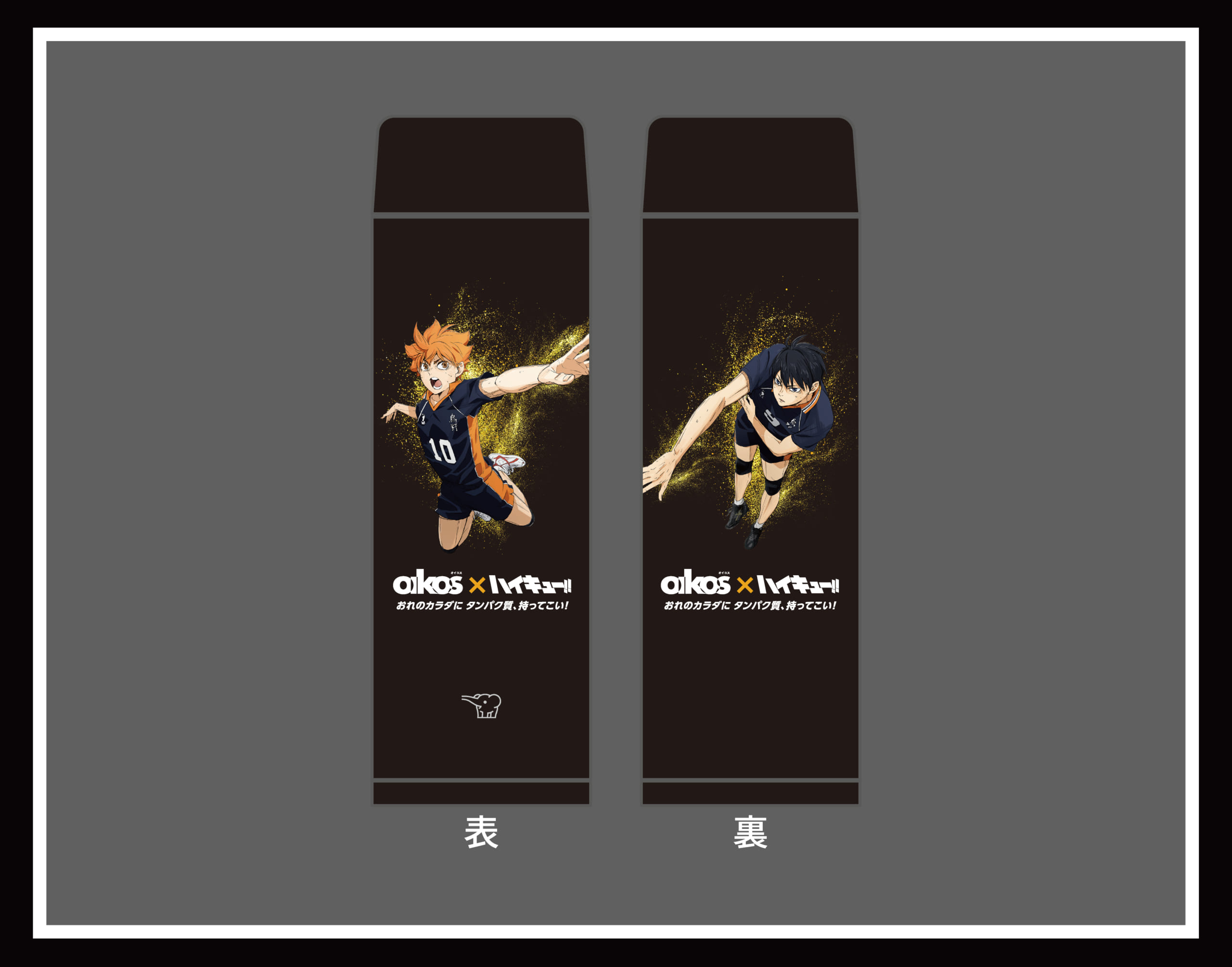 「ハイキュー!!×ダノン オイコス」コラボキャンペーン　特製デザインステンレスボトル