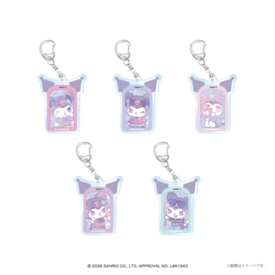 「KUROMI 20th ANNIVERSARY CAFE」アクリルキーホルダー