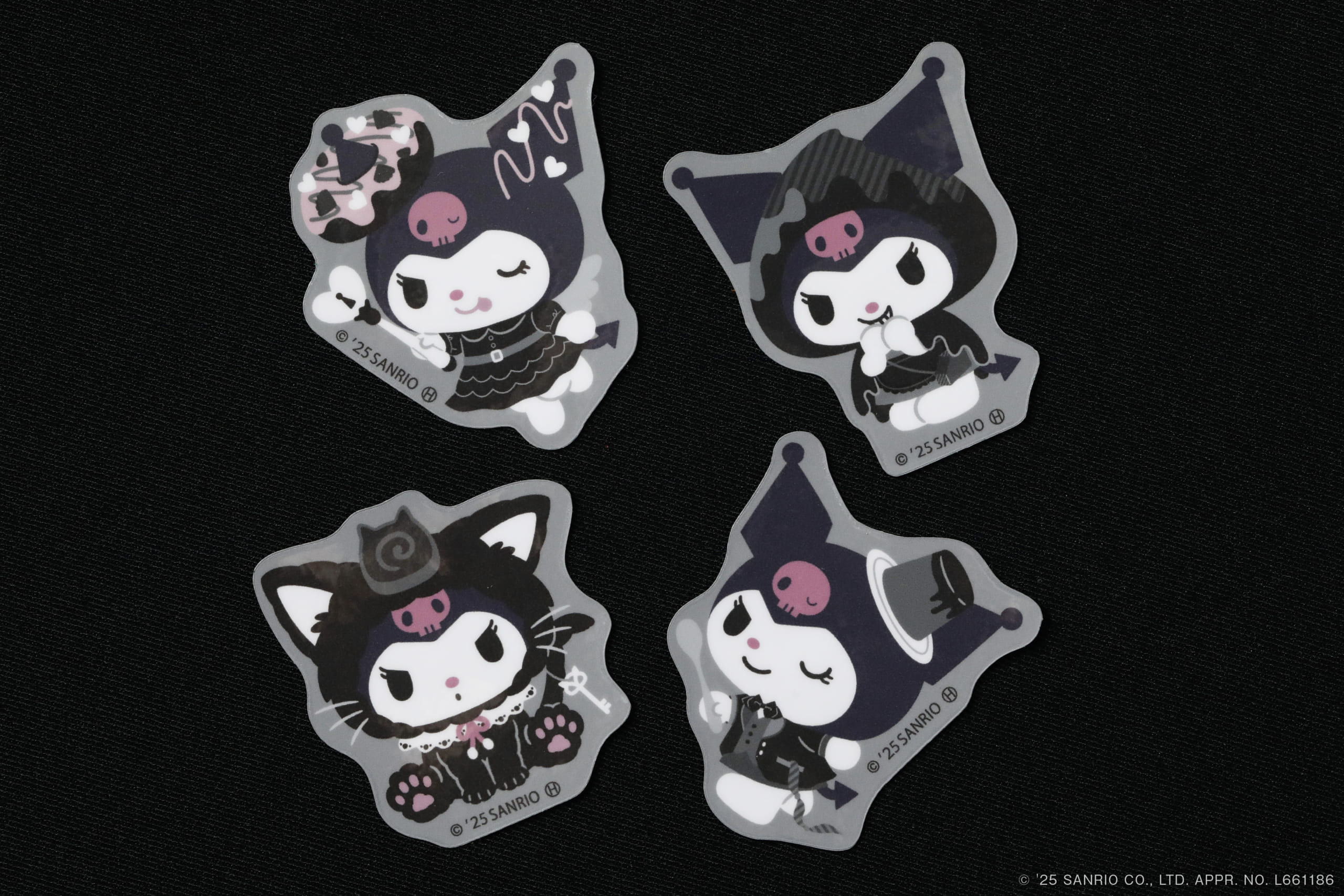 クロミのダイカットステッカーセット（4枚入）