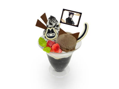 「文豪ストレイドッグス 於:ナンジャタウン 忍灯ノ町観光記」芥川龍之介のねこコーヒーゼリーカップ