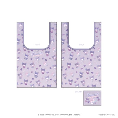 「KUROMI 20th ANNIVERSARY CAFE」エコバッグ