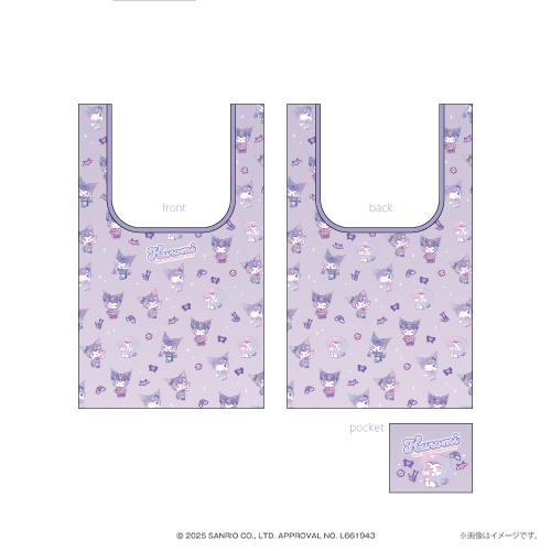 「KUROMI 20th ANNIVERSARY CAFE」エコバッグ