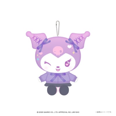 「KUROMI 20th ANNIVERSARY CAFE」ボールチェーン付きマスコット