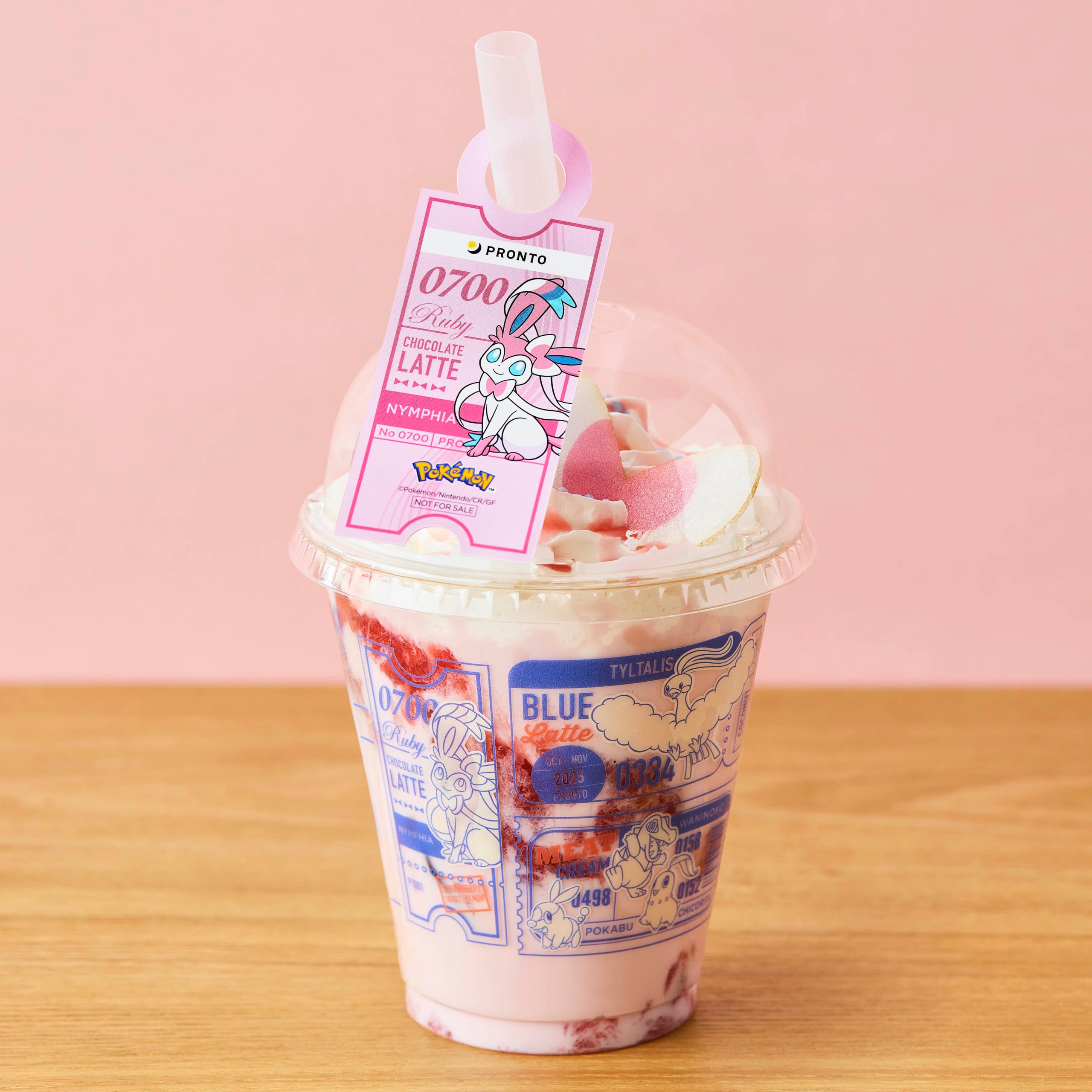 「ポケットモンスター×プロント」ニンフィアのルビーチョコレートラテ