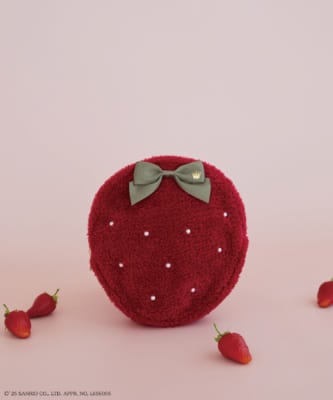「月間いちご新聞」× Maison de FLEUR いちごポーチ