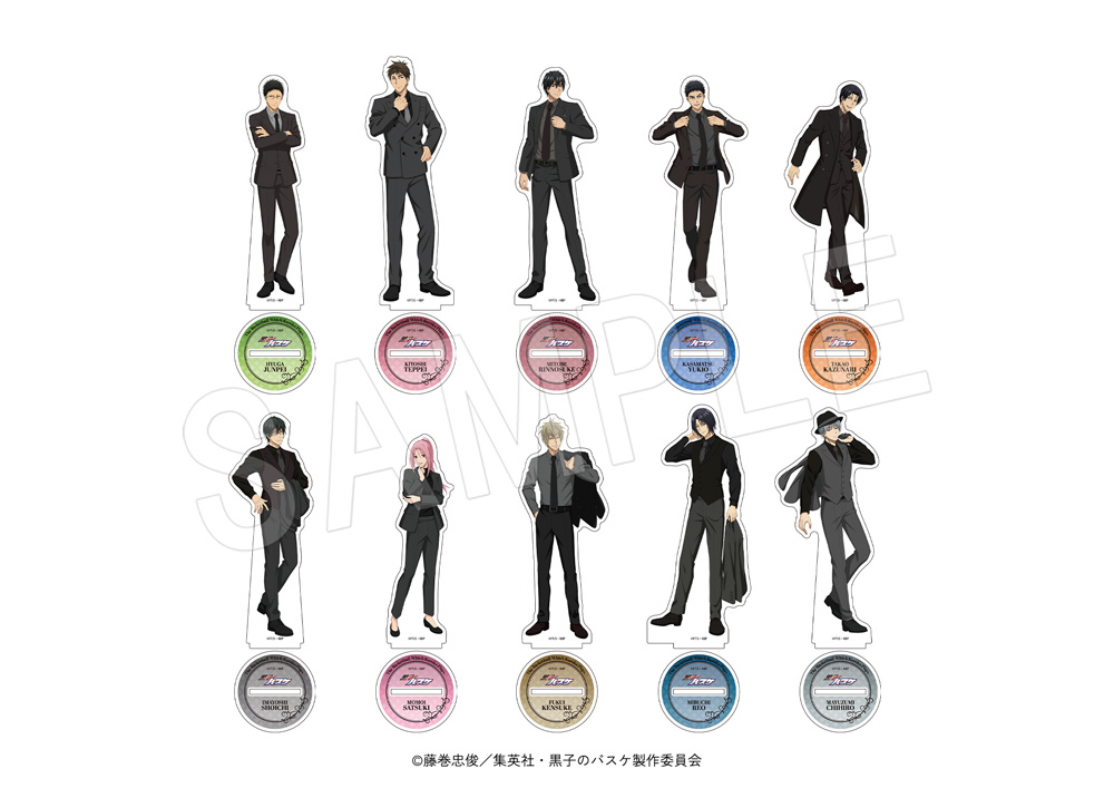 「黒子のバスケ × Chugai Grace Cafe」コラボカフェ アクリルフィギュアスタンド