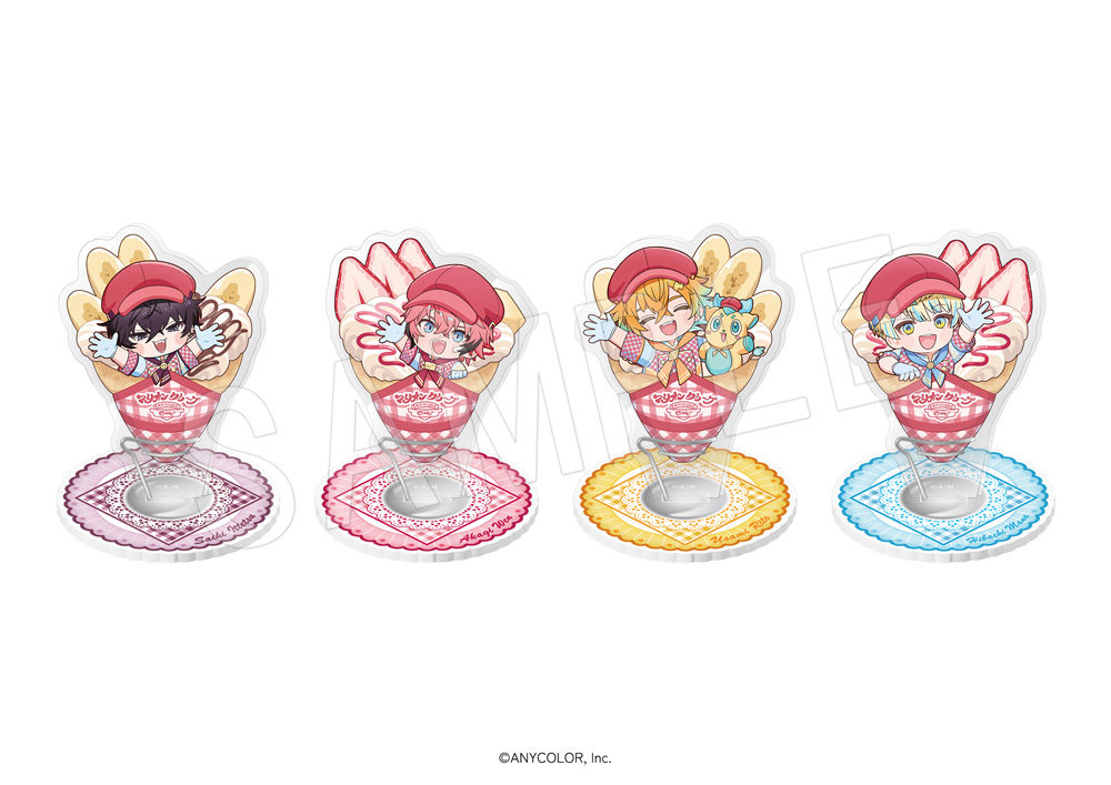 「にじさんじ×マリオンクレープ」トレーディングアクリルスタンド