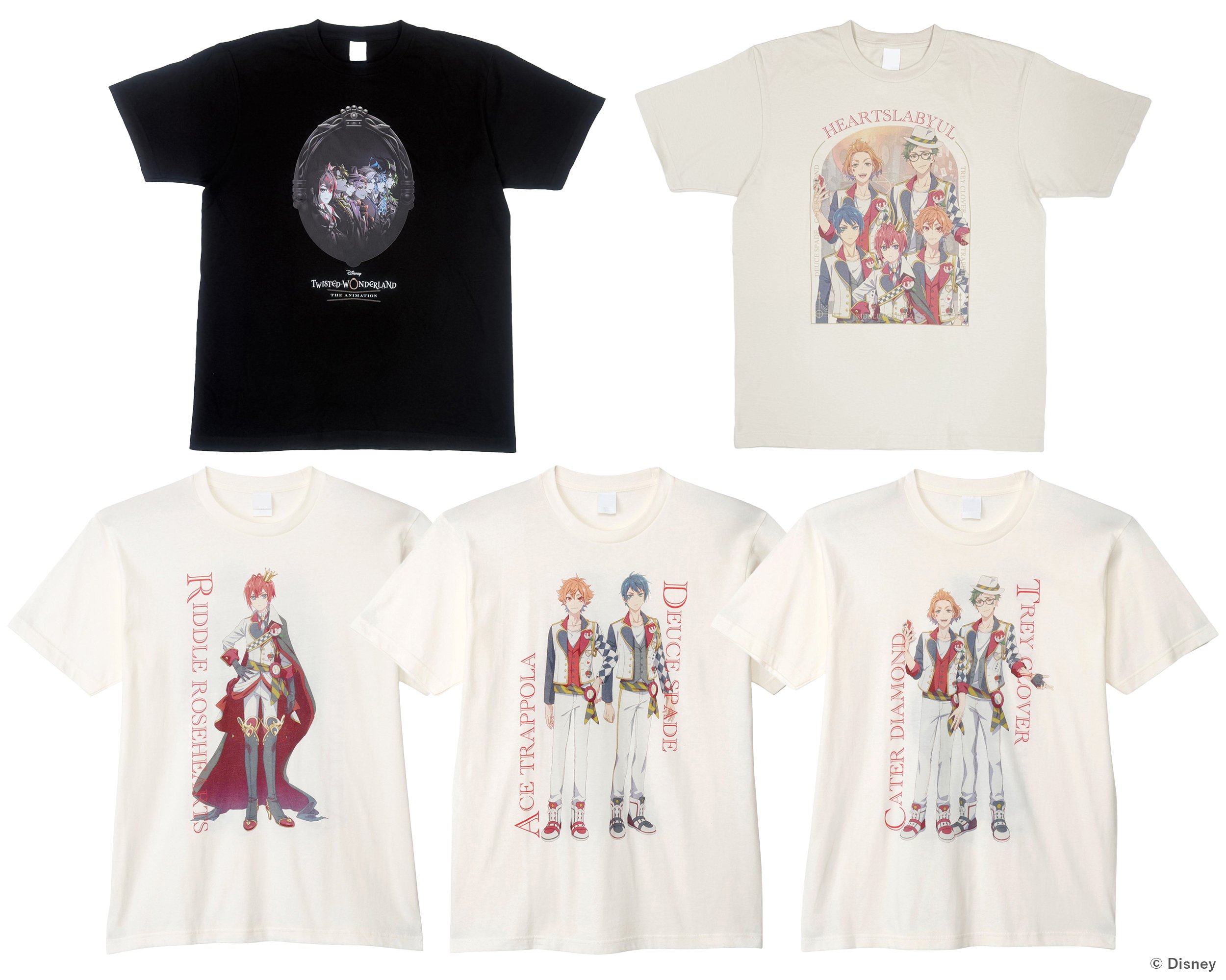 『ディズニー ツイステッドワンダーランド ザ アニメーション』Tシャツ
