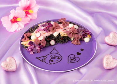 「KUROMI 20th ANNIVERSARY CAFE」ツンデレ♡クロミパスタ