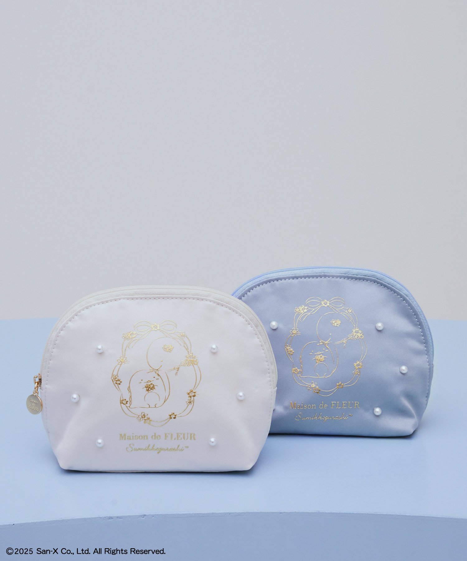 「すみっコぐらし×Maison de FLEUR」すみっコぐらし とかげラウンドポーチ