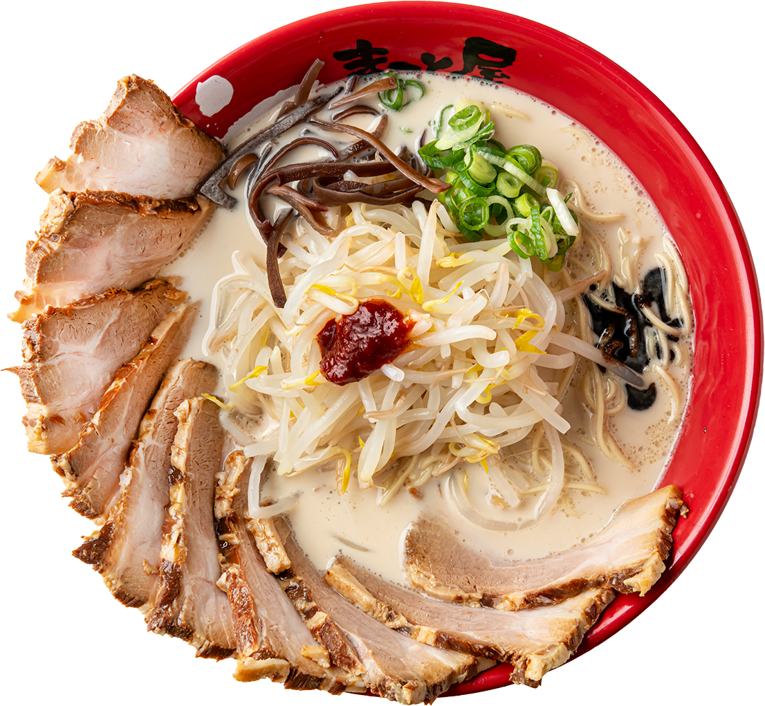 「チェンソーマン レゼ篇×牛骨ラーメンまこと屋」白チェンソー麺