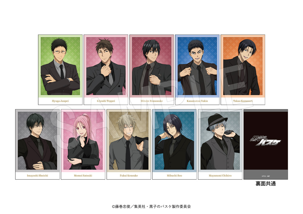 「黒子のバスケ × Chugai Grace Cafe」コラボカフェ ポラショットコレクション