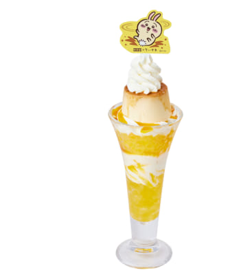 「ちいかわ×ココス」うさぎのツル～ッとプリンパフェ