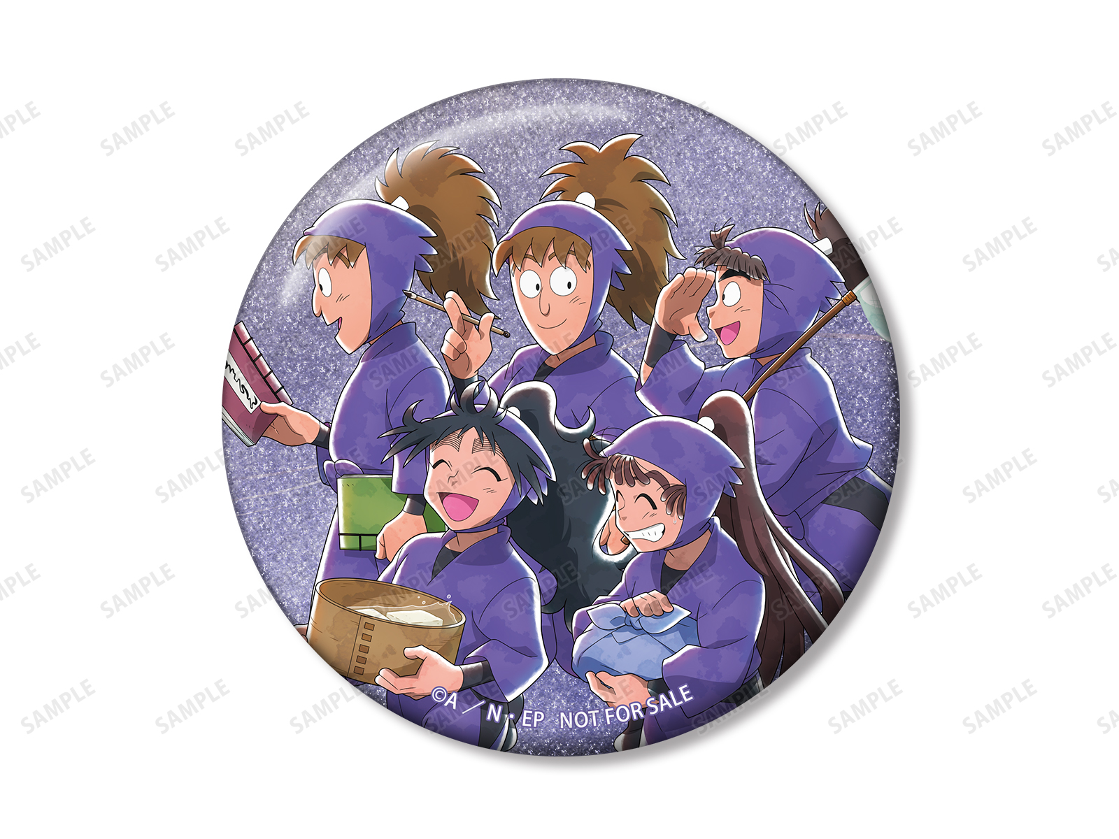 『忍たま乱太郎』POP UP SHOP in マルイ vol.2 トレーディンググリッター缶バッジ ver.A BOX特典