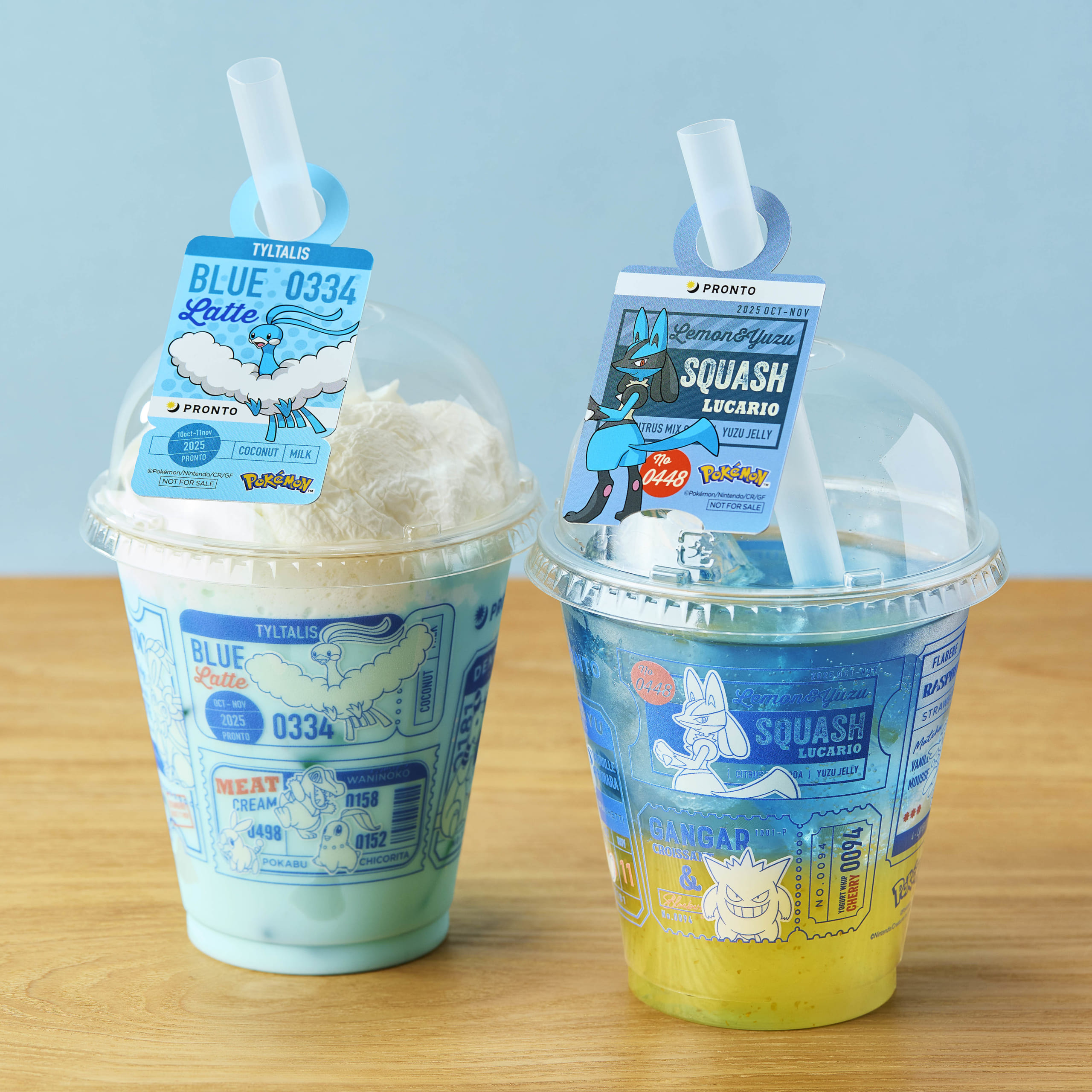 「ポケットモンスター×プロント」チルタリスのココナッツブルーラテ
