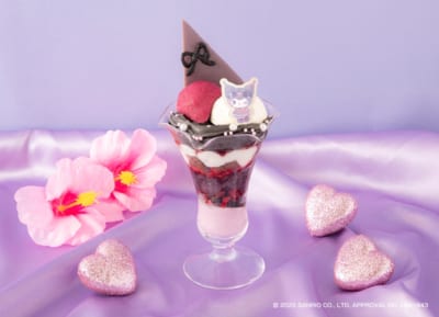 「KUROMI 20th ANNIVERSARY CAFE」クロミ♥パフェ