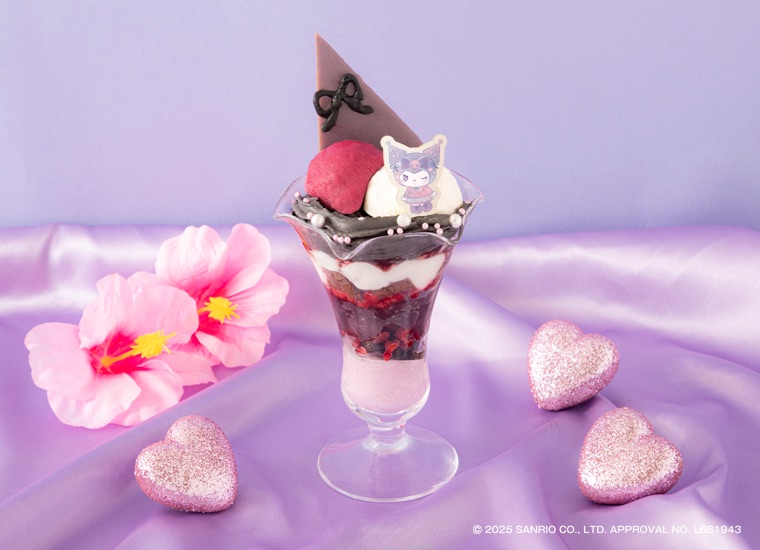 「KUROMI 20th ANNIVERSARY CAFE」クロミ♥パフェ