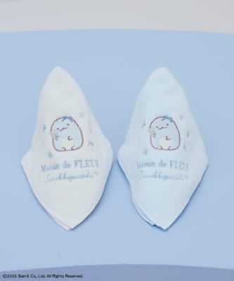 「すみっコぐらし×Maison de FLEUR」すみっコぐらし とかげタオルハンカチ