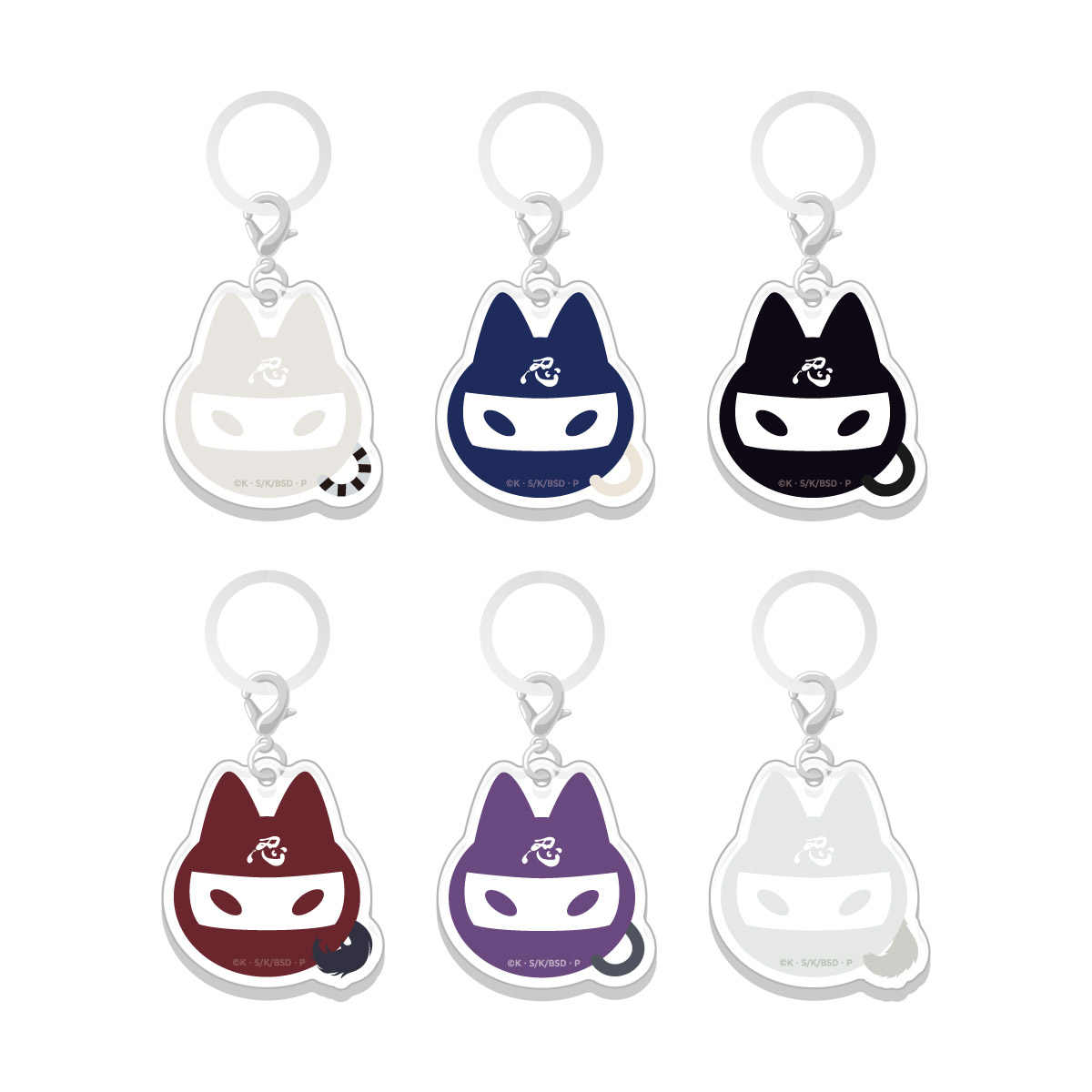 「文豪ストレイドッグス 於：ナンジャタウン 忍灯ノ町観光記」アクリルチャームコレクション