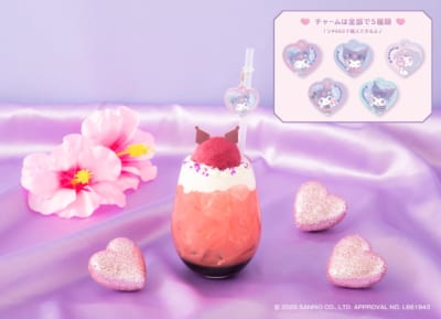 「KUROMI 20th ANNIVERSARY CAFE」KUROMI♡フロート