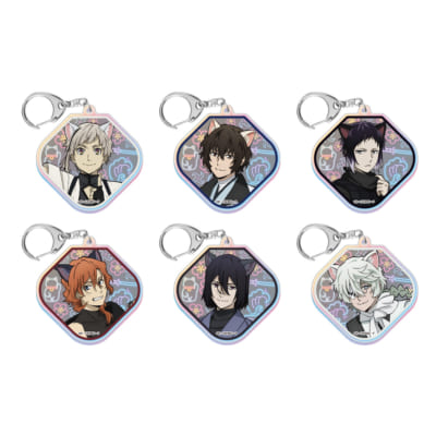 「文豪ストレイドッグス 於:ナンジャタウン 忍灯ノ町観光記」壱等:ネオンアクリルキーホルダー(全6種)