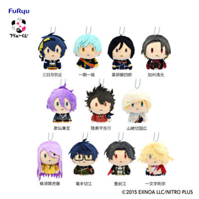 「フリューくじ 刀剣乱舞ONLINE 御伴散歩 ～ぽちくじ～」ダブルゲット賞 御伴フィンガーパペット フルセット