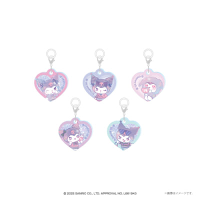 「KUROMI 20th ANNIVERSARY CAFE」ストローチャーム