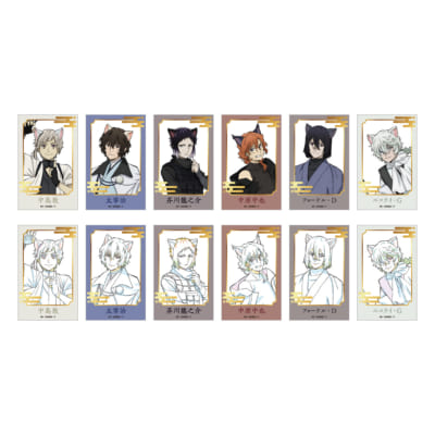 「文豪ストレイドッグス 於:ナンジャタウン 忍灯ノ町観光記」参等:箔押しインスタントフォト風シート