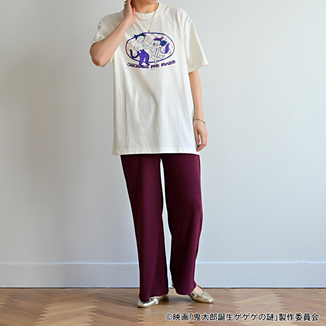 映画『鬼太郎誕生 ゲゲゲの謎』×石黒亜矢子さん クルーネックTシャツ