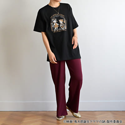 映画『鬼太郎誕生 ゲゲゲの謎』×石黒亜矢子さん クルーネックTシャツ