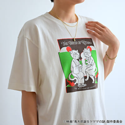映画『鬼太郎誕生 ゲゲゲの謎』×石黒亜矢子さん クルーネックTシャツ