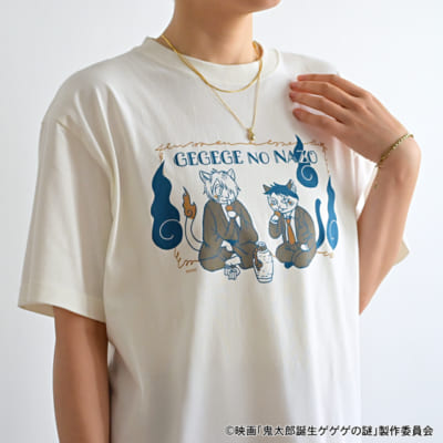 映画『鬼太郎誕生 ゲゲゲの謎』×石黒亜矢子さん クルーネックTシャツ