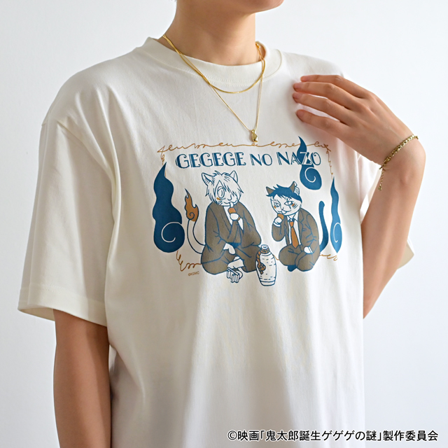 映画『鬼太郎誕生 ゲゲゲの謎』×石黒亜矢子さん クルーネックTシャツ