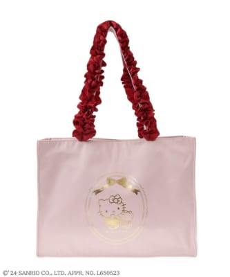 「サンリオ×メゾンドフルール」HELLO KITTY フリルスクエアトートバッグ
