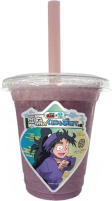 「忍たま乱太郎×佐賀県～豆腐のくにを求めての段～」豆腐小僧の豆乳ブルーベリースムージー