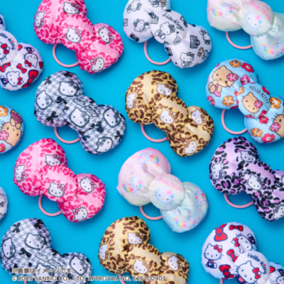 「サンリオ×ファミリーマート」ビッグサイズリボンヘアゴム