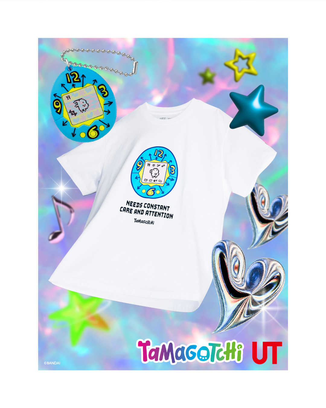 「たまごっち×ユニクロ UT」コラボTシャツ