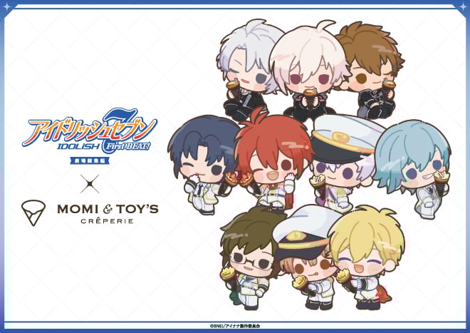 「アイナナ×MOMI&TOY’S」11月17日よりコラボクレープ発売！IDOLiSH7とTRIGGERが登場、オリジナルグッズセットも◎