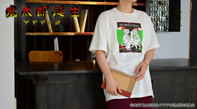 映画『鬼太郎誕生 ゲゲゲの謎』×石黒亜矢子さん クルーネックTシャツ