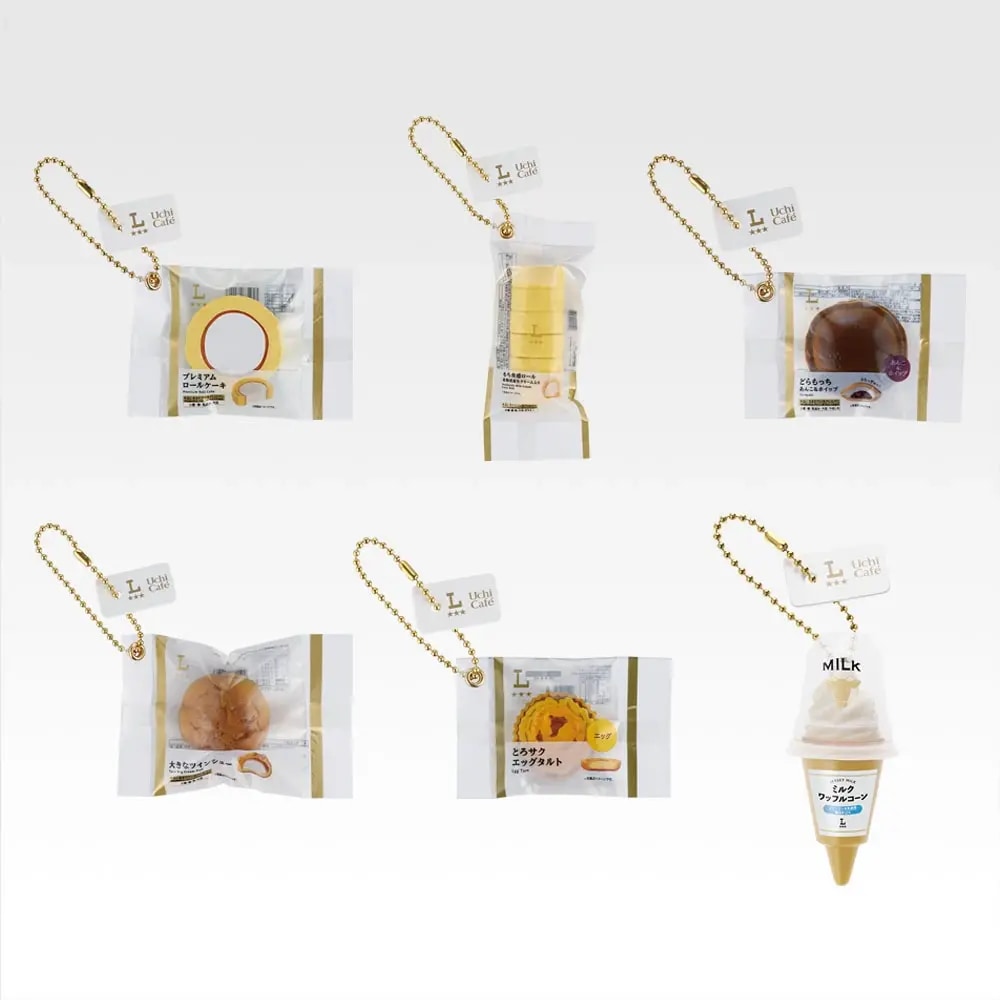 「ローソン×一番くじ」D賞 ウチカフェスイーツフィギュアチャーム