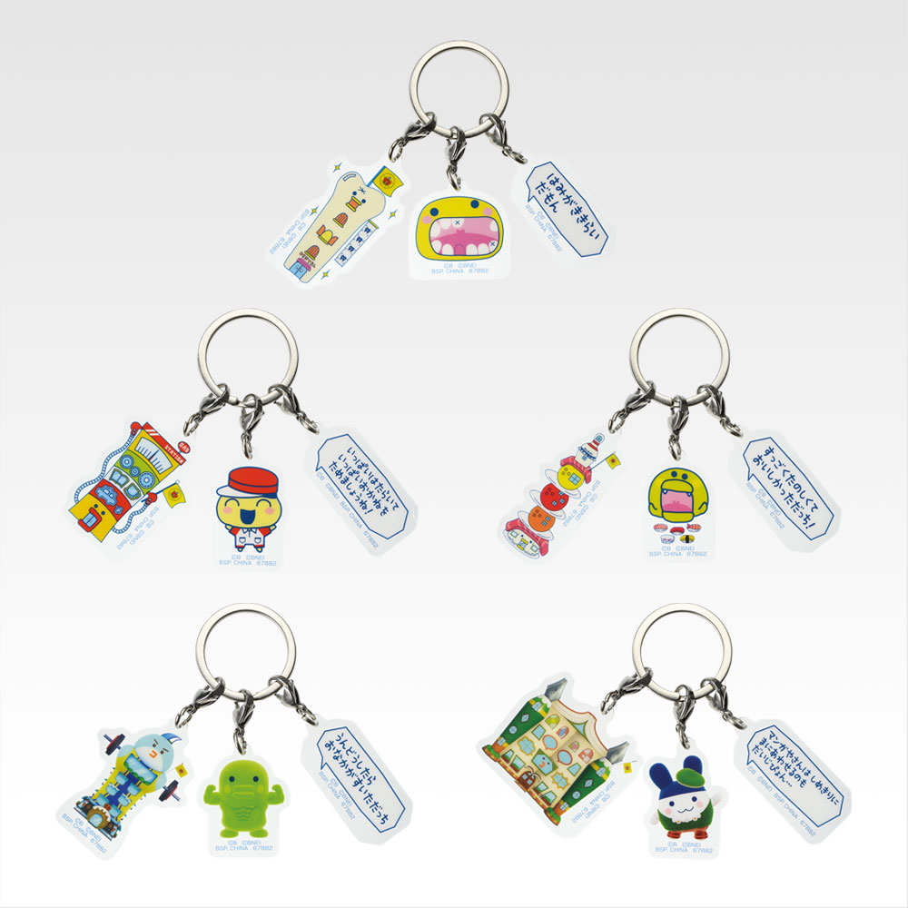 「一番くじ たまごっちのプチプチおみせっち ～ドキドキ！パワーアップしたくじびきやさん！～」G賞 おみせっちの3連アクリルチャーム