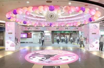 「マイメロディ&クロミ パステルドリームランド」店内装飾