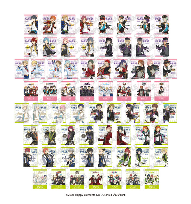 「あんさんぶるスターズ！！ DREAM LIVE」×ローソン　C賞：クリアフォトカード① 3枚入り