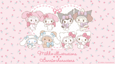 「mikko illustrations×サンリオ」
