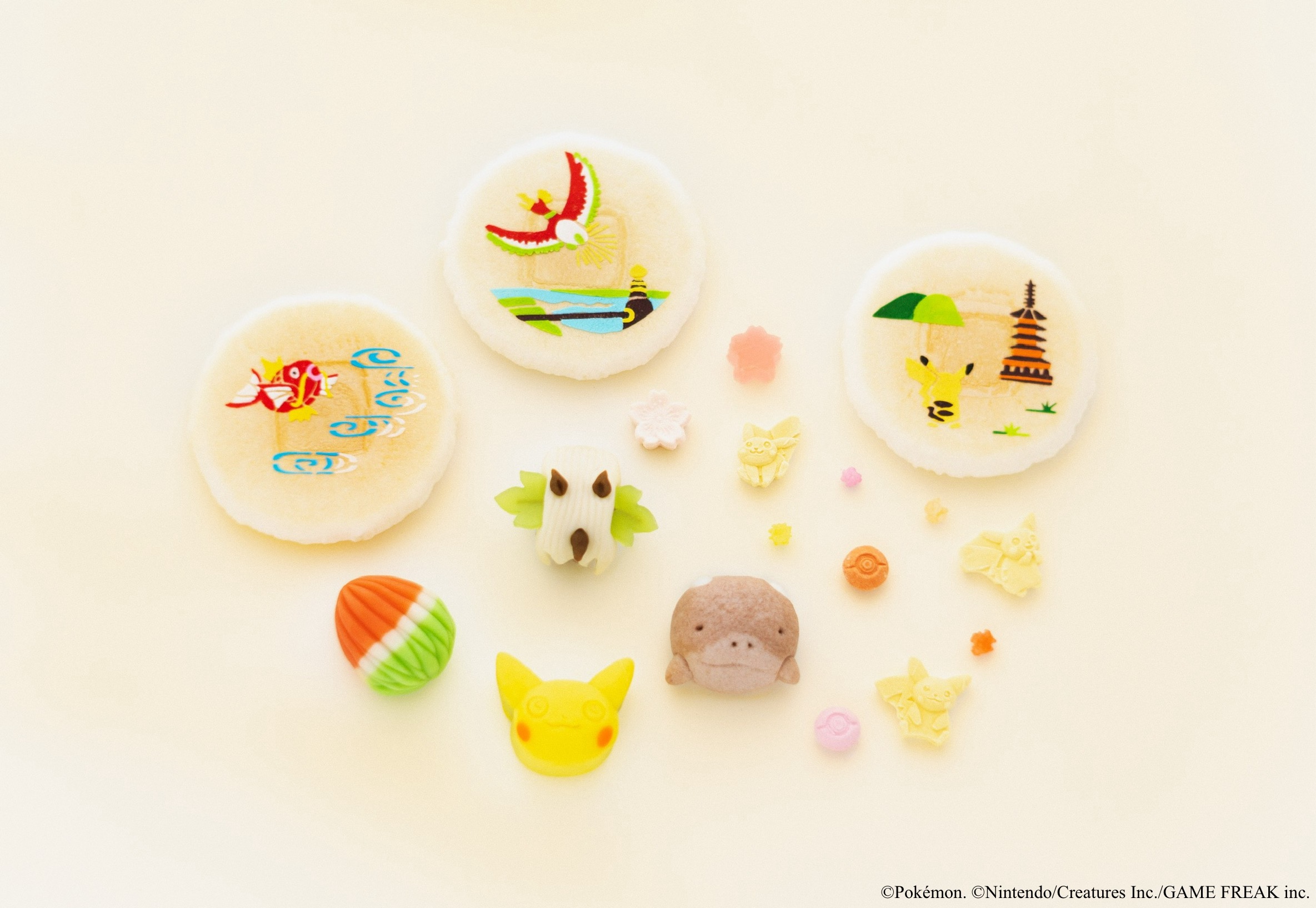 「ポケモン×七條甘春堂」コラボ京菓子が10月20日より販売開始！ピカチュウやホウオウをお菓子で表現