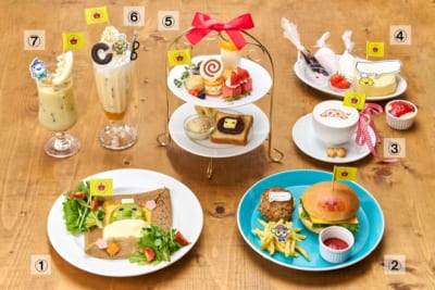 「たまごっちのプチプチおみせっち×カプコンカフェ」フードメニュー