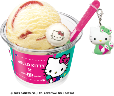 サンリオ×サーティワン「HELLO KITTY Loves ICE CREAM」ハローキティ スペシャルダブルカップ
