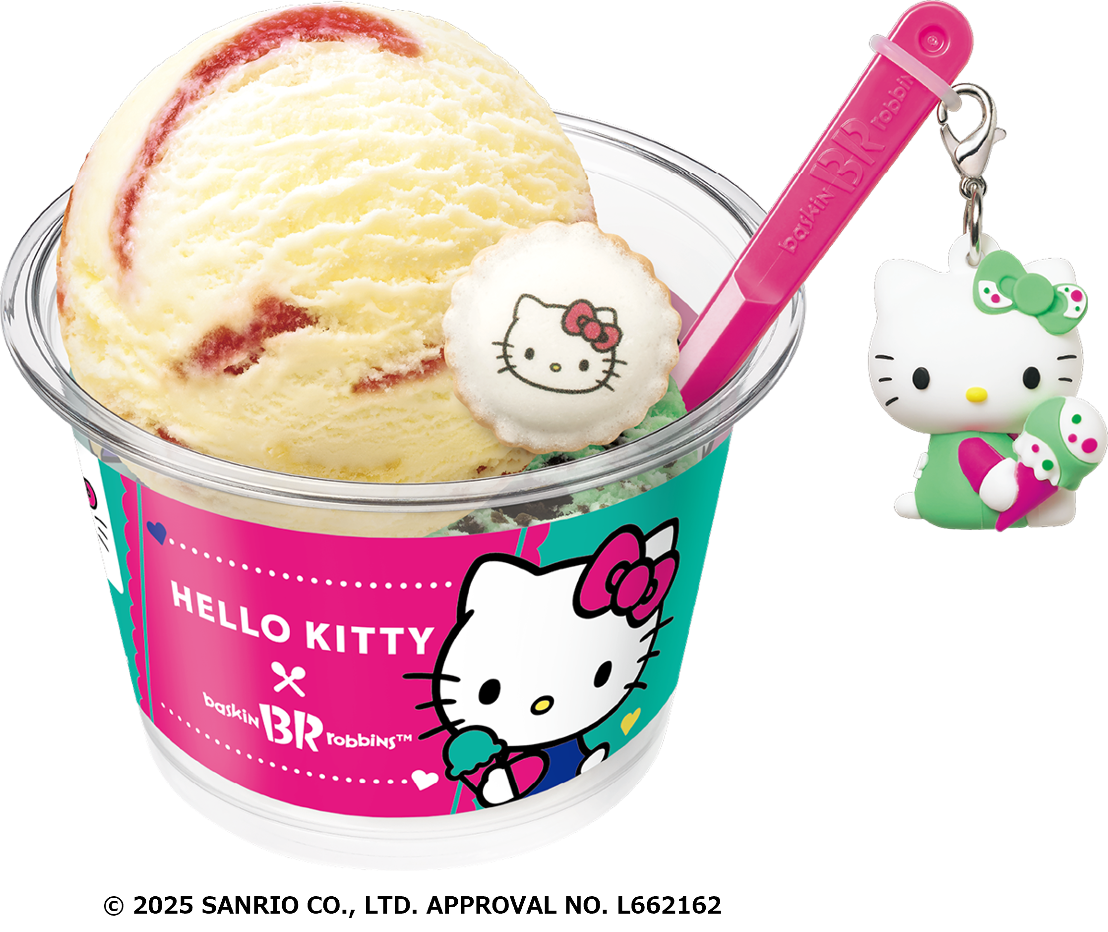 サンリオ×サーティワン「HELLO KITTY Loves ICE CREAM」ハローキティ スペシャルダブルカップ